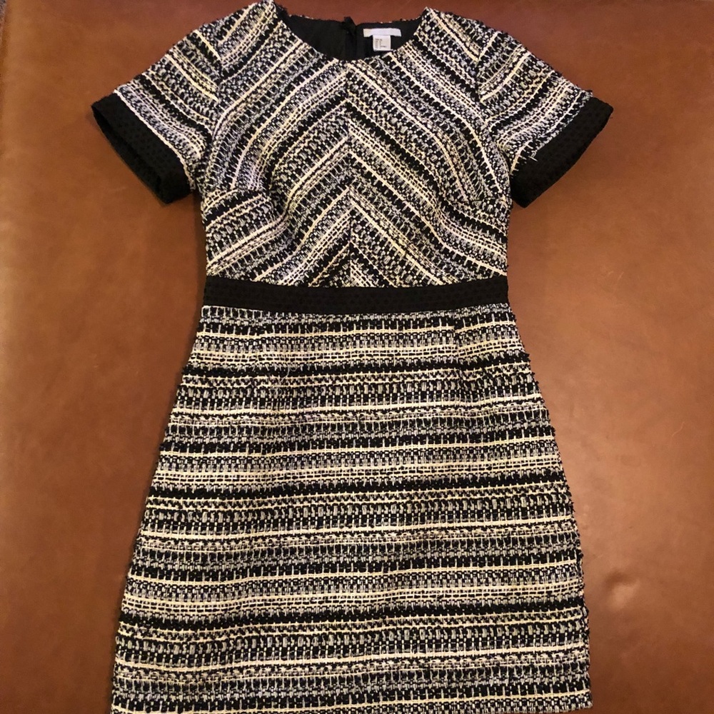 Metallic woven dress